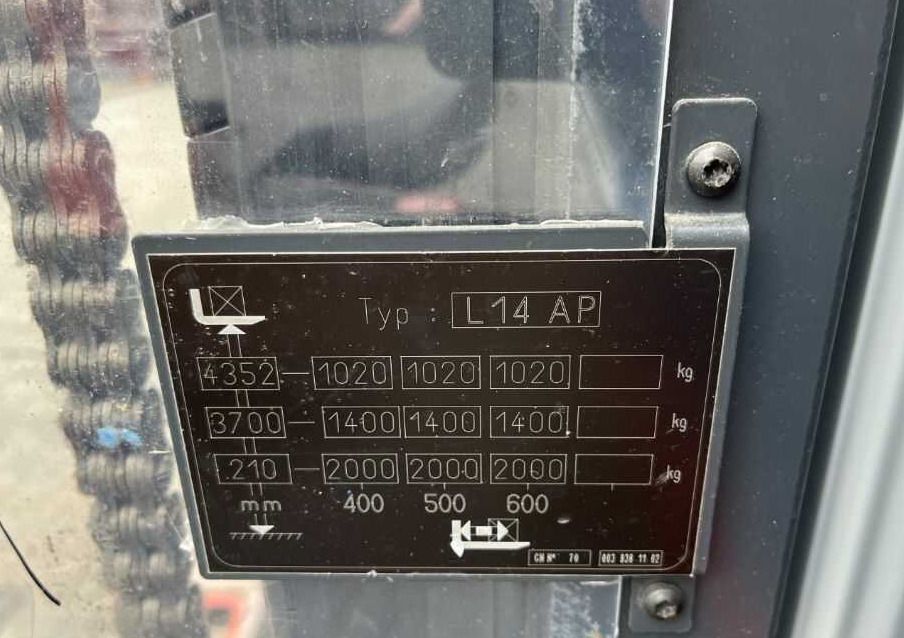 Linde L14AP - Gerbeur: photos 5 Linde L14AP - Gerbeur: photos 5