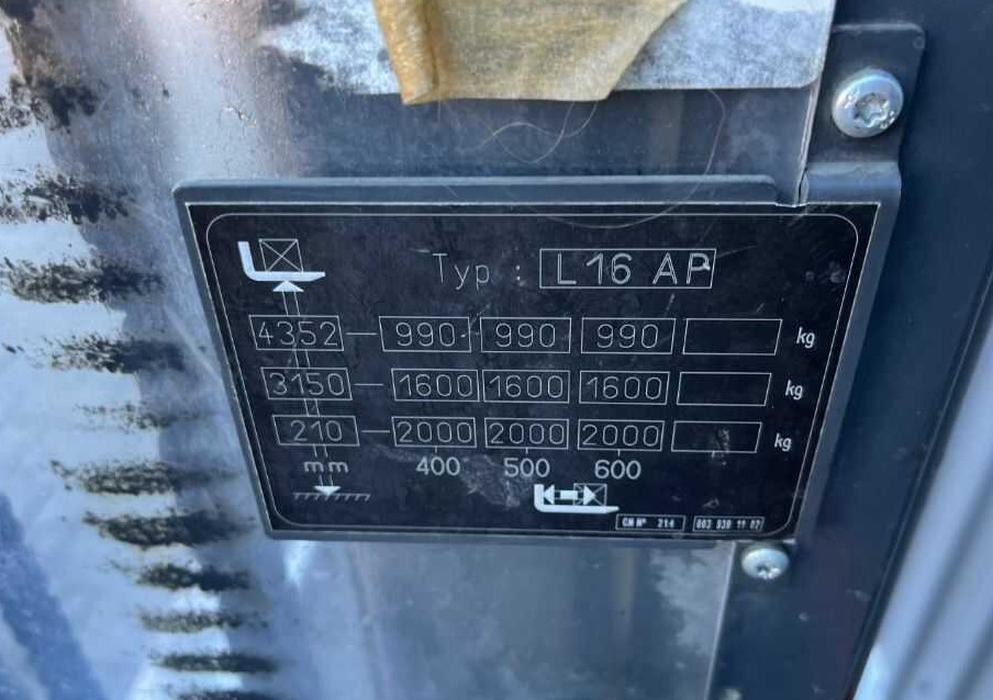 Linde L16APi - Gerbeur: photos 5 Linde L16APi - Gerbeur: photos 5