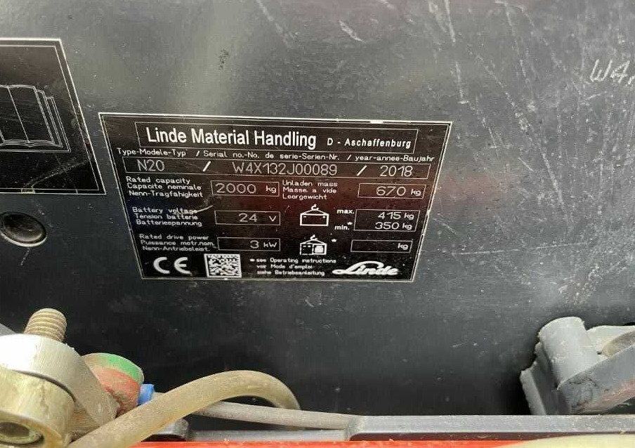 Linde N20 - Préparateur de commandes: photos 4 Linde N20 - Préparateur de commandes: photos 4