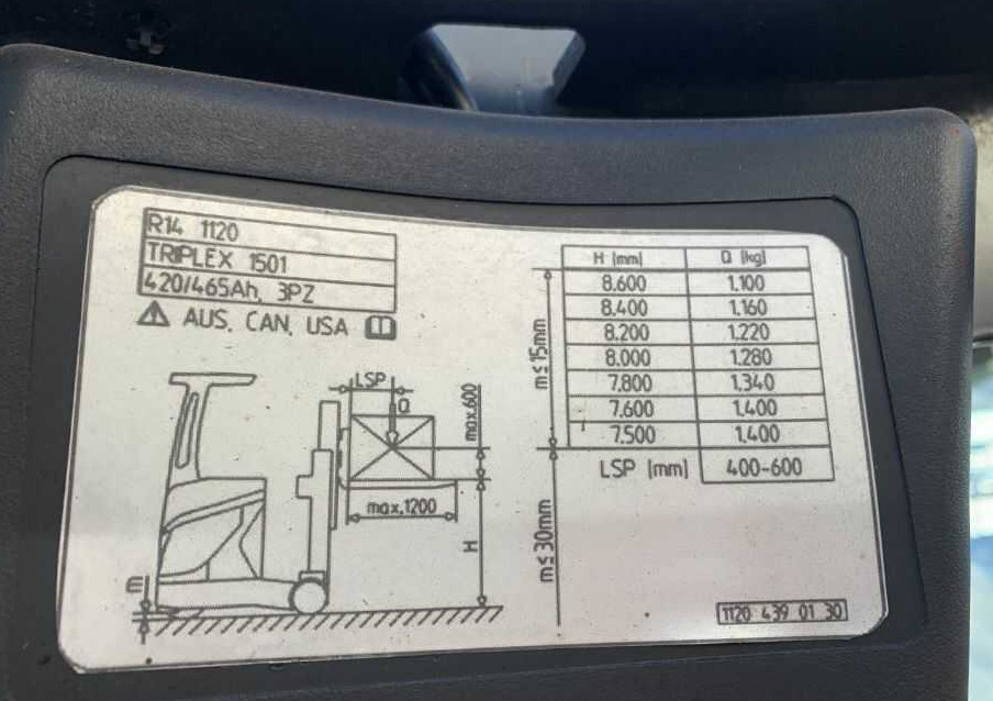 Linde R14-01 - Chariot à mât rétractable: photos 3 Linde R14-01 - Chariot à mât rétractable: photos 3