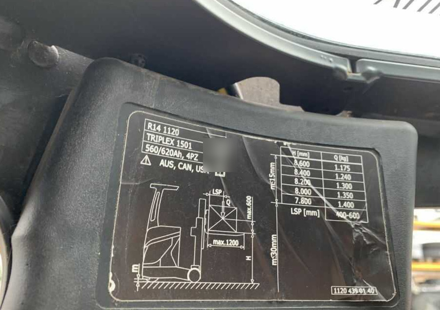 Chariot à mât rétractable Linde R14-01: photos 6