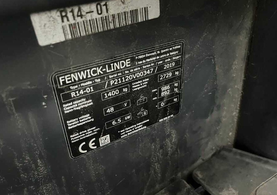 Linde R14-01 - Chariot à mât rétractable: photos 4 Linde R14-01 - Chariot à mât rétractable: photos 4