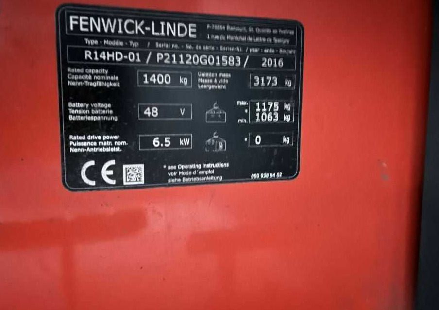 Linde R14HD-01 - Gerbeur: photos 5 Linde R14HD-01 - Gerbeur: photos 5