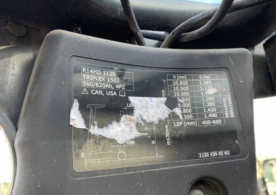 Linde R14HD-01 - Chariot à mât rétractable: photos 4 Linde R14HD-01 - Chariot à mât rétractable: photos 4