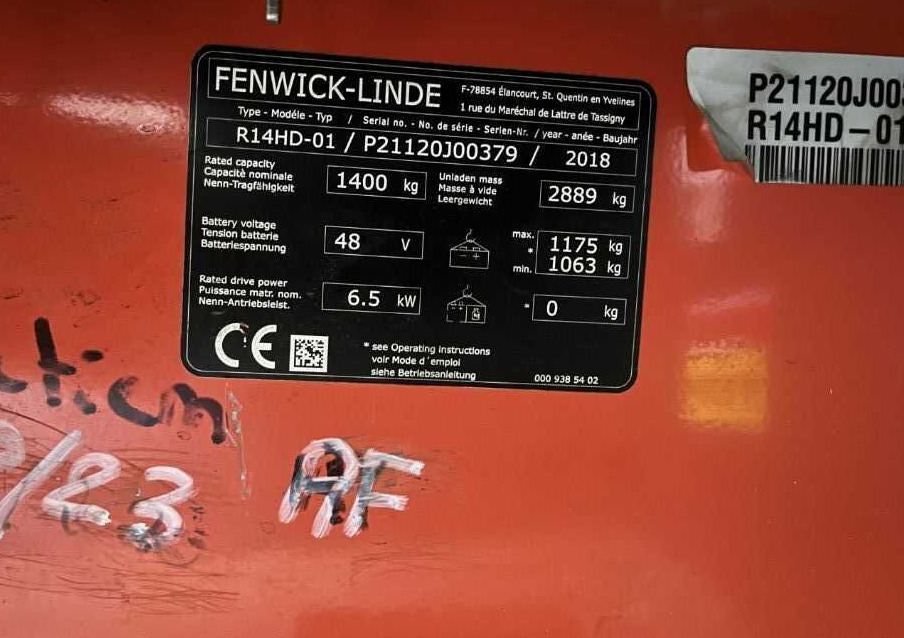 Linde R14HD-01 - Chariot à mât rétractable: photos 4 Linde R14HD-01 - Chariot à mât rétractable: photos 4