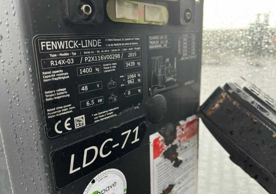 Linde R14X - Chariot à mât rétractable: photos 4 Linde R14X - Chariot à mât rétractable: photos 4