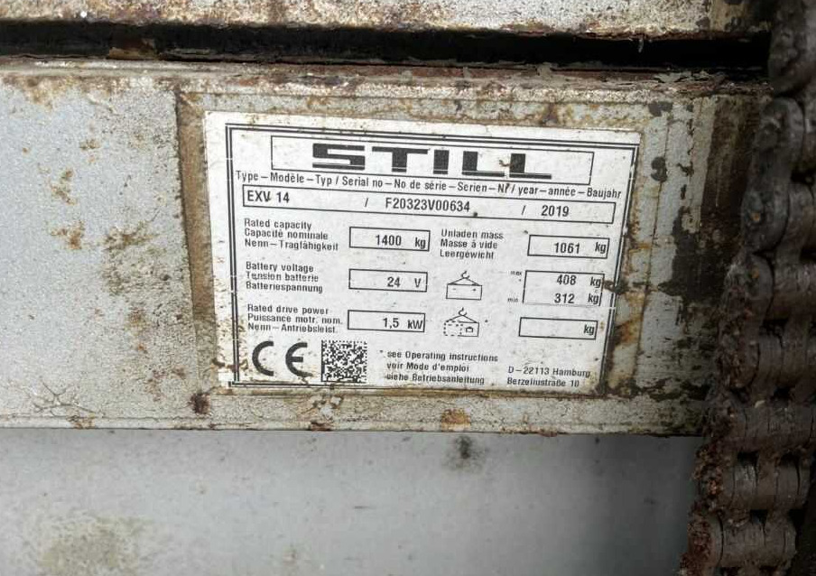 Still EXV14 - Gerbeur: photos 4 Still EXV14 - Gerbeur: photos 4