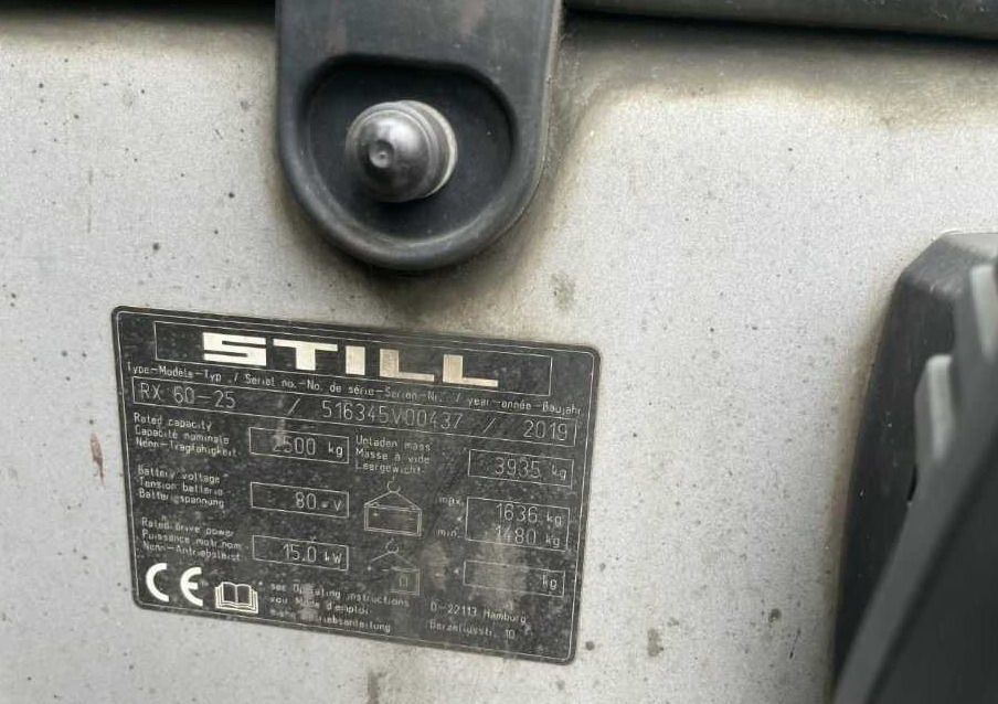 Still RX60-25 - Chariot élévateur électrique: photos 4 Still RX60-25 - Chariot élévateur électrique: photos 4