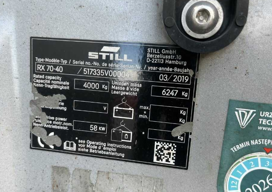 Still RX70-40T - Chariot élévateur à gaz: photos 4 Still RX70-40T - Chariot élévateur à gaz: photos 4