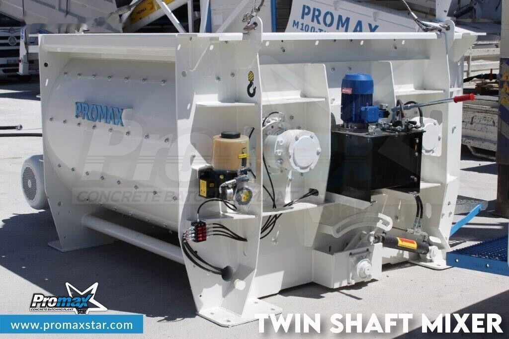 Promax 2m3 / 3m3 / 5m3 TWIN SHAFT MIXER - Bétonnière: photos 2 Promax 2m3 / 3m3 / 5m3 TWIN SHAFT MIXER - Bétonnière: photos 2