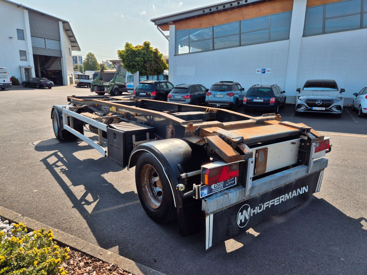Hüffermann HSA 18.70 P BPW 14.582kg Nutzlast - Remorque châssis: photos 3 Hüffermann HSA 18.70 P BPW 14.582kg Nutzlast - Remorque châssis: photos 3