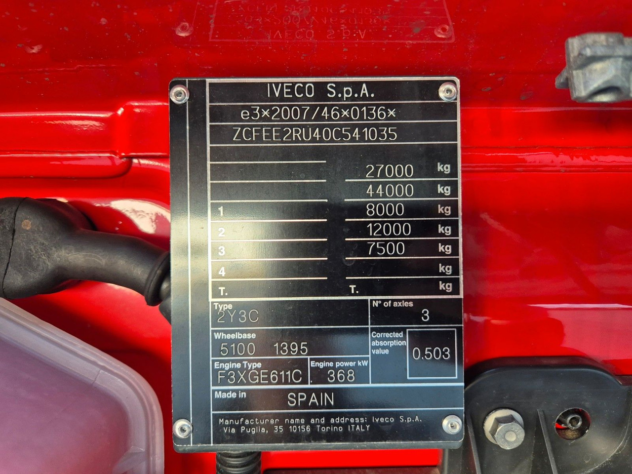 Camion pour le transport de boissons Iveco AS260S50Y/FS Schwenkwand LBW 2xAHK CAM Intarder: photos 40