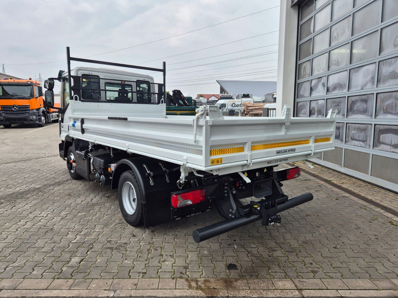 Camion benne Iveco Eurocargo ML80E21 Meiller Kipper 2x AHK 3 Sitze: photos 9