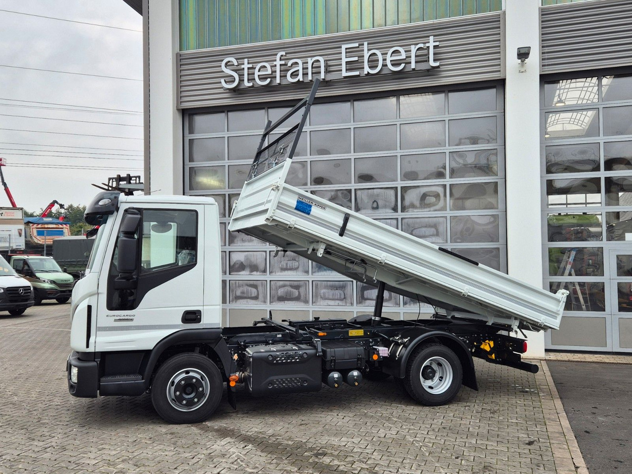 Camion benne Iveco Eurocargo ML80E21 Meiller Kipper 2x AHK 3 Sitze: photos 7