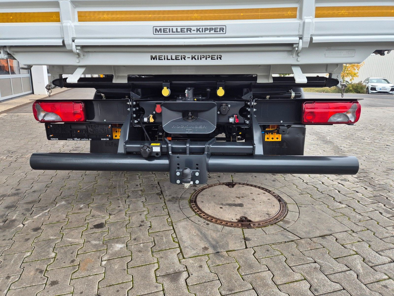 Camion benne Iveco Eurocargo ML80E21 Meiller Kipper 2x AHK 3 Sitze: photos 12