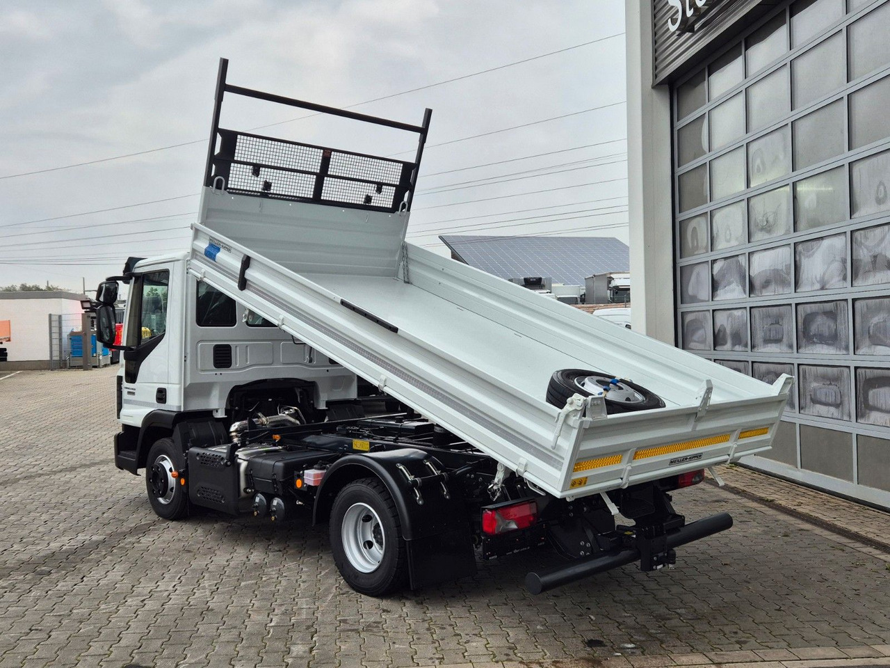 Camion benne Iveco Eurocargo ML80E21 Meiller Kipper 2x AHK 3 Sitze: photos 10