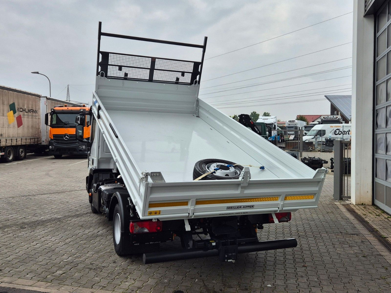 Camion benne Iveco Eurocargo ML80E21 Meiller Kipper 2x AHK 3 Sitze: photos 28