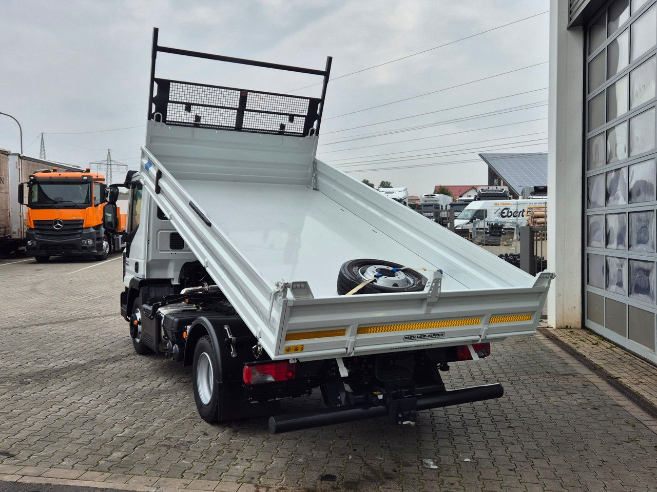 Camion benne Iveco Eurocargo ML80E21 Meiller Kipper 2x AHK 3 Sitze: photos 27
