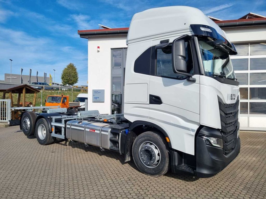 Iveco S-Way AS260S46 6x2 BDF-Wechsler Intarder 2x vorh - Camion porte-conteneur/ Caisse mobile: photos 2 Iveco S-Way AS260S46 6x2 BDF-Wechsler Intarder 2x vorh - Camion porte-conteneur/ Caisse mobile: photos 2