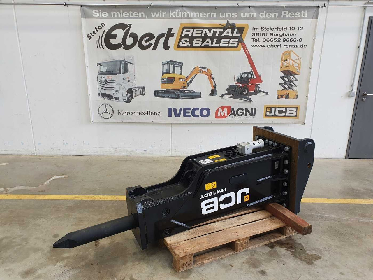 JCB HM120T / Hydraulikhammer / MS21 / 12-18 to - Marteau hydraulique pour Engins de chantier: photos 1 JCB HM120T / Hydraulikhammer / MS21 / 12-18 to - Marteau hydraulique pour Engins de chantier: photos 1