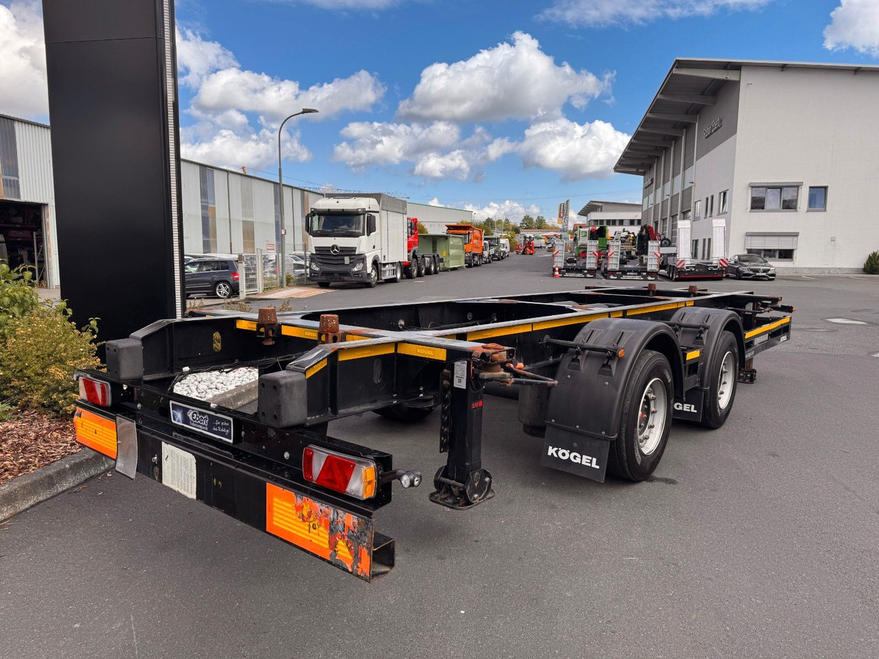 Kögel ZW 18 Lafette SAF Achsen 15.910kg Nutzlast - Remorque porte-conteneur/ Caisse mobile: photos 2 Kögel ZW 18 Lafette SAF Achsen 15.910kg Nutzlast - Remorque porte-conteneur/ Caisse mobile: photos 2