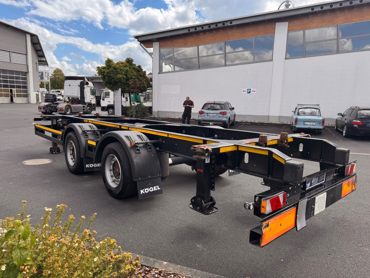 Kögel ZW 18 Lafette SAF Achsen 15.910kg Nutzlast - Remorque porte-conteneur/ Caisse mobile: photos 5 Kögel ZW 18 Lafette SAF Achsen 15.910kg Nutzlast - Remorque porte-conteneur/ Caisse mobile: photos 5