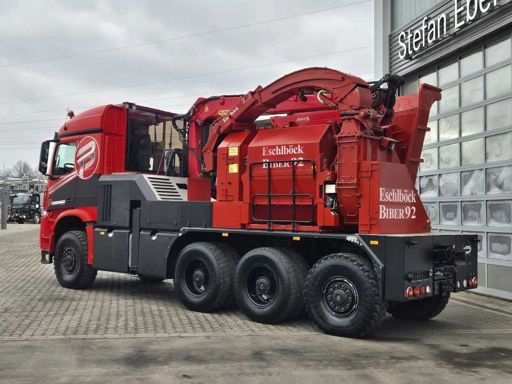 Mercedes-Benz TUROX 8x8 Eschlböck Biber 92 Holzhacker / 1.512h - Grue mobile: photos 3 Mercedes-Benz TUROX 8x8 Eschlböck Biber 92 Holzhacker / 1.512h - Grue mobile: photos 3