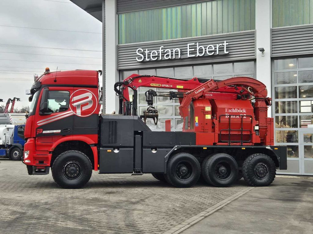 Mercedes-Benz TUROX 8x8 Eschlböck Biber 92 Holzhacker / 1.512h - Grue mobile: photos 2 Mercedes-Benz TUROX 8x8 Eschlböck Biber 92 Holzhacker / 1.512h - Grue mobile: photos 2