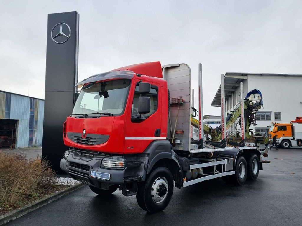 Renault Kerax 460.35 DXI 6x6 Loglift 96 S blatt/blatt - Camion grumier, Camion grue: photos 1 Renault Kerax 460.35 DXI 6x6 Loglift 96 S blatt/blatt - Camion grumier, Camion grue: photos 1