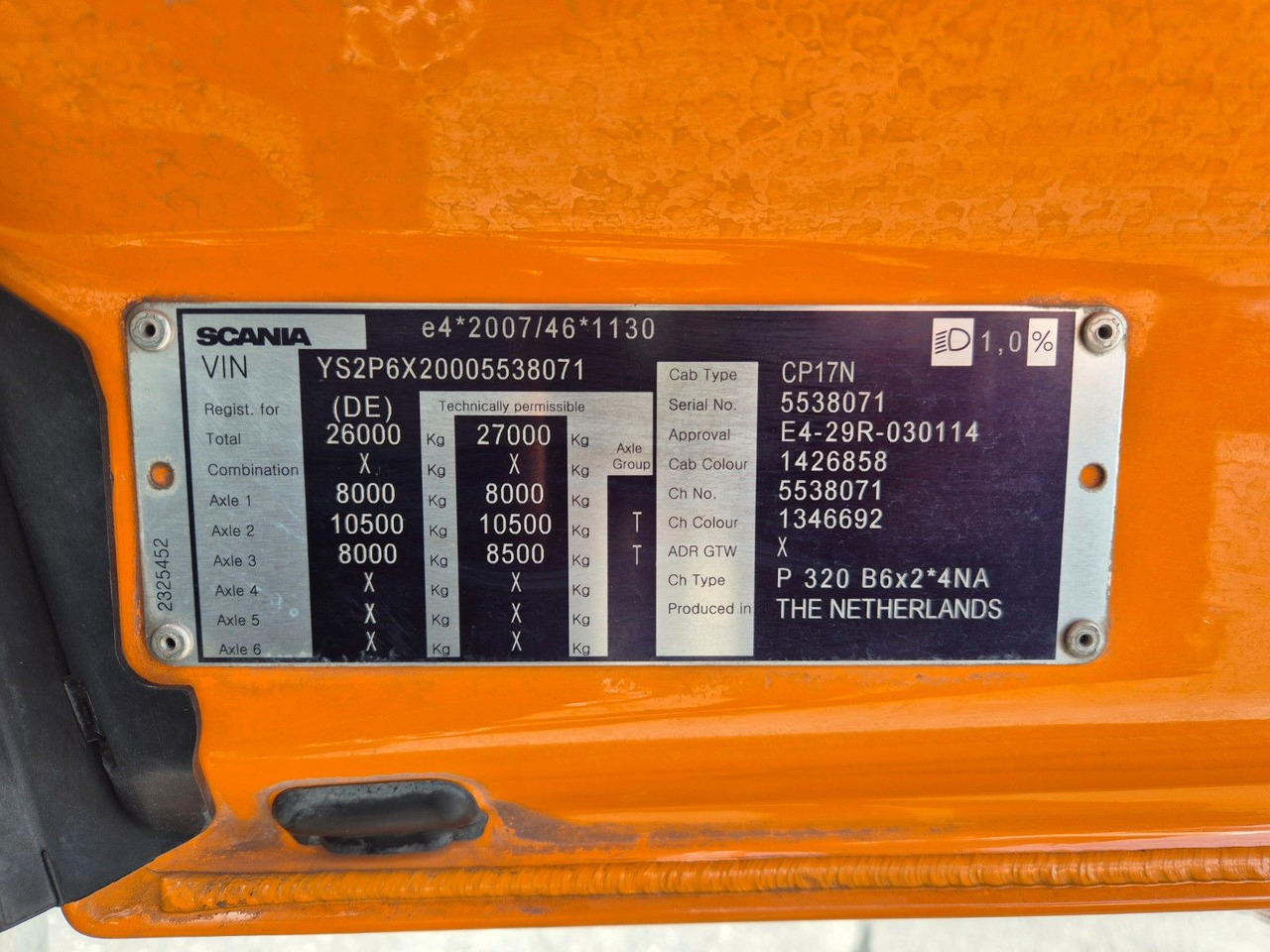 Benne à ordures ménagères Scania P 320 B6x2*4NA Olympus 21 W ASF Hecklader: photos 27