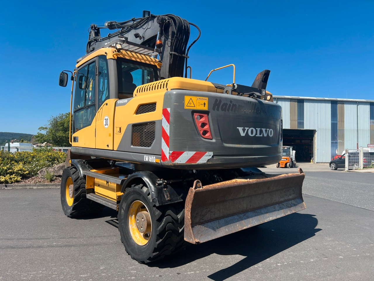Volvo EW160D / 2014 / 1xTieflöffel / Forstschutzgitter - Pelle sur pneus: photos 4 Volvo EW160D / 2014 / 1xTieflöffel / Forstschutzgitter - Pelle sur pneus: photos 4