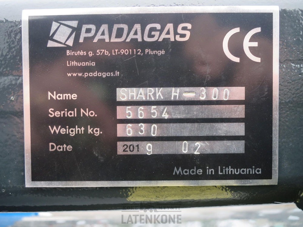 Brosse pour Engins de chantier Padagas Avoharja Shark H 300 RLT: photos 15