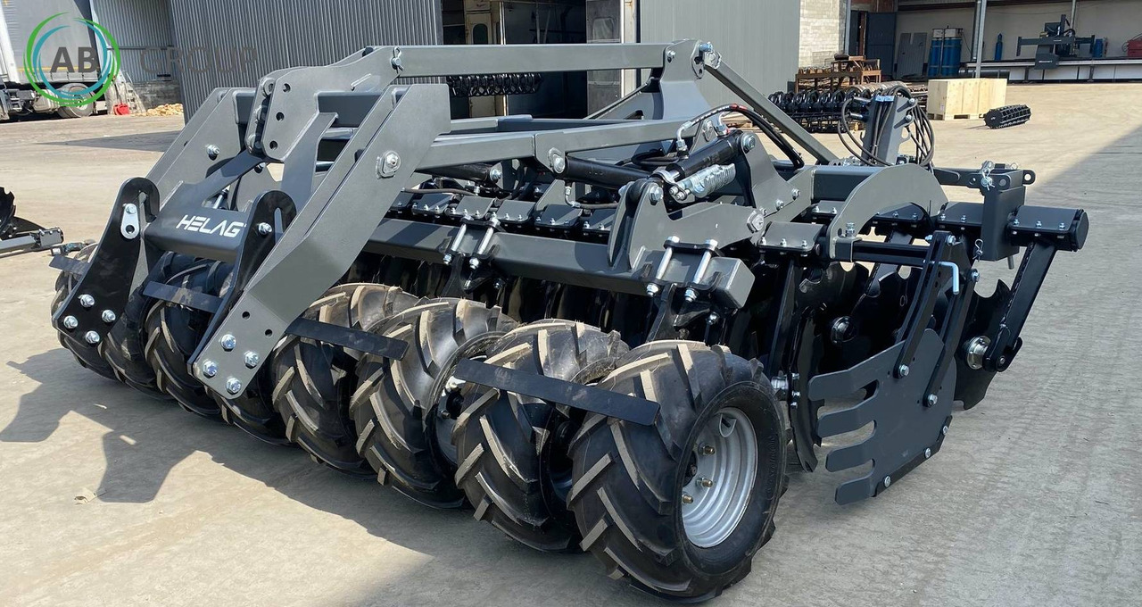 Helagro disc cultivator with tyre roller AUTW 3m - Cover crop: photos 2 Helagro disc cultivator with tyre roller AUTW 3m - Cover crop: photos 2