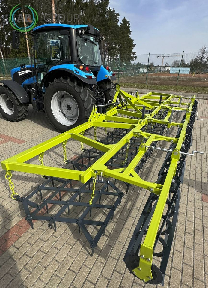 POM Augustów 7-field mounted tine harrow with string roller - Herse: photos 2 POM Augustów 7-field mounted tine harrow with string roller - Herse: photos 2
