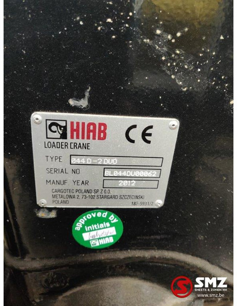 Hiab Occ Autolaadkraan HIAB 044 - Flèche: photos 3 Hiab Occ Autolaadkraan HIAB 044 - Flèche: photos 3