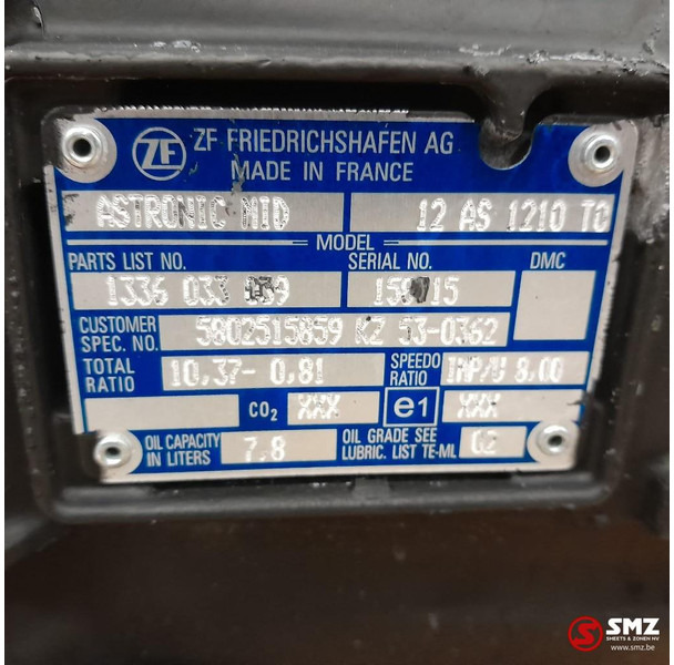 Iveco Occ versnellingsbak 12AS1210TO Iveco - Boîte de vitesse pour Camion: photos 5 Iveco Occ versnellingsbak 12AS1210TO Iveco - Boîte de vitesse pour Camion: photos 5