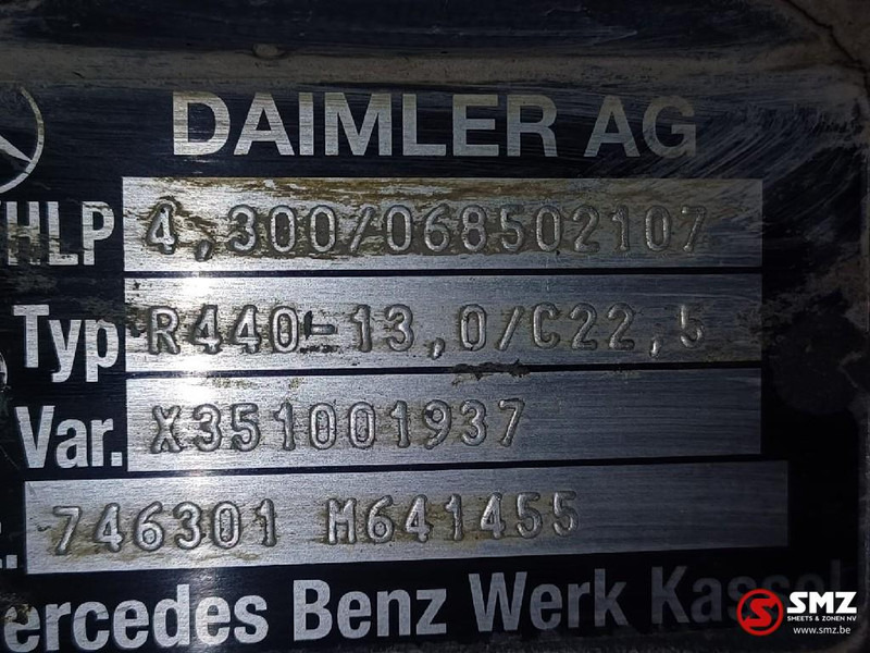 Mercedes-Benz Occ differentiëel R440-13,0 / C22,5 i=4,3 Mercedes - Différentiel pour Camion: photos 5 Mercedes-Benz Occ differentiëel R440-13,0 / C22,5 i=4,3 Mercedes - Différentiel pour Camion: photos 5