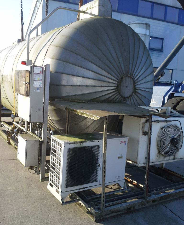 Gas tank used for CO2 liquid Carbon dioxide - Cuve de stockage: photos 2 Gas tank used for CO2 liquid Carbon dioxide - Cuve de stockage: photos 2