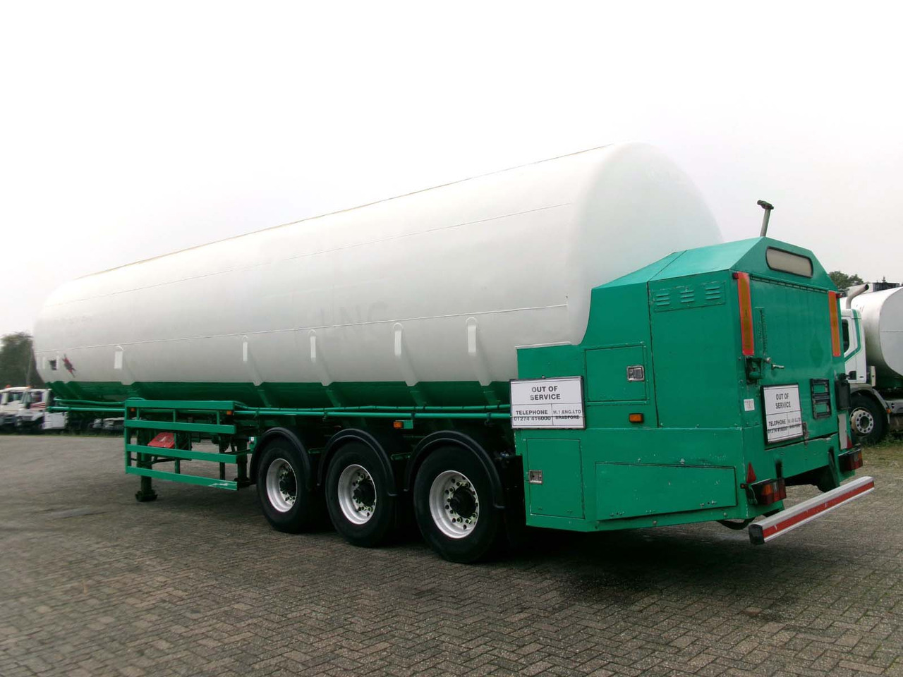 M1 Engineering LNG Methan Methane Gas Cryogenic - Semi-remorque citerne: photos 4 M1 Engineering LNG Methan Methane Gas Cryogenic - Semi-remorque citerne: photos 4