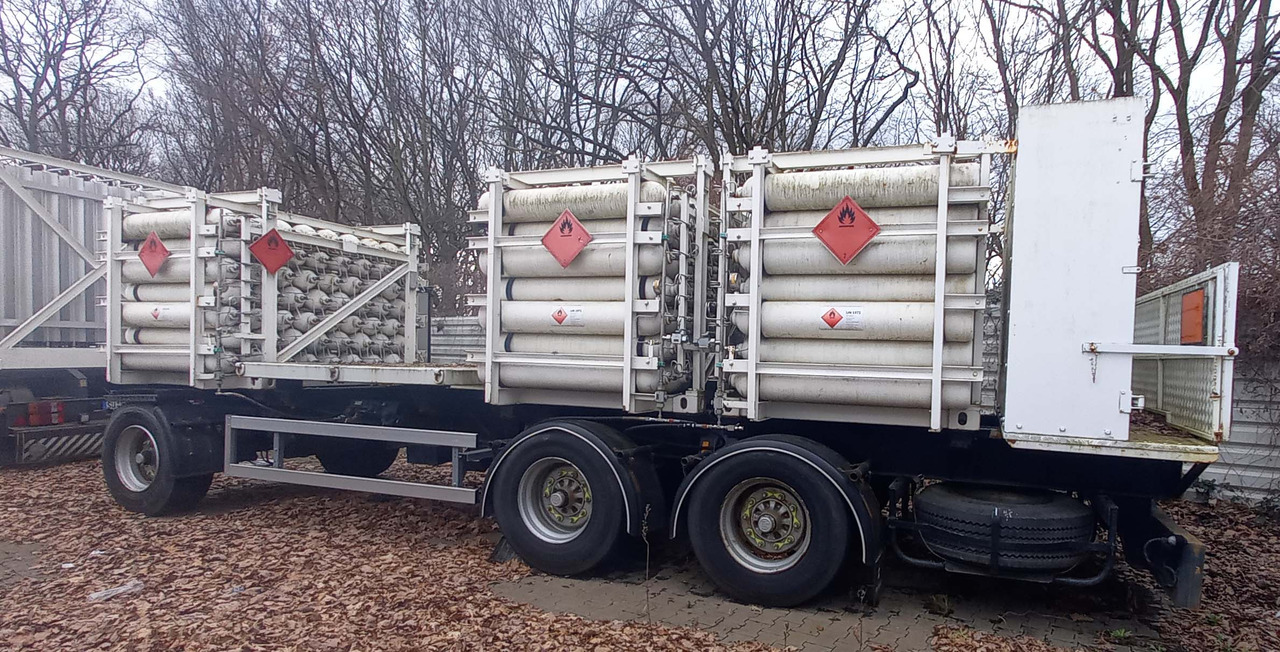 SAMRO Gas semi-trailer tube used for CNG Methane Erdgas 200 Bar - Remorque: photos 2 SAMRO Gas semi-trailer tube used for CNG Methane Erdgas 200 Bar - Remorque: photos 2