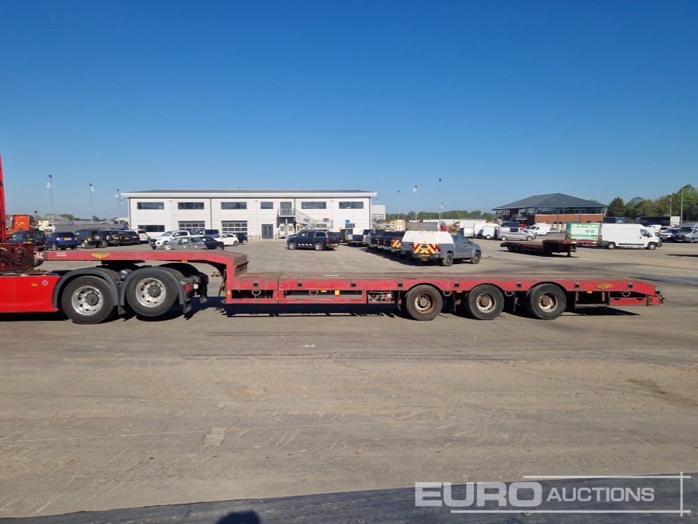 2008 Broshuis Tri Axle Extendable Step Frame Low Loader Trailer, Outriggers, Rear Steer - Semi-remorque surbaissé: photos 2 2008 Broshuis Tri Axle Extendable Step Frame Low Loader Trailer, Outriggers, Rear Steer - Semi-remorque surbaissé: photos 2