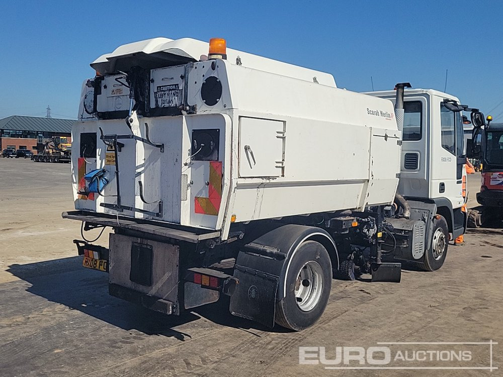 2008 Iveco 4x2 Sweeper Lorry, Scarab Merlin Body, Reverse Camera, Manual Gearbox - Balayeuse de voirie: photos 5 2008 Iveco 4x2 Sweeper Lorry, Scarab Merlin Body, Reverse Camera, Manual Gearbox - Balayeuse de voirie: photos 5