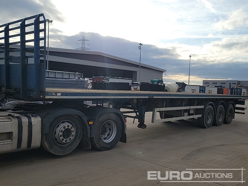 2008 SDC Trailer Tri Axle Extendable Flatbed Trailer - Semi-remorque plateau: photos 1 2008 SDC Trailer Tri Axle Extendable Flatbed Trailer - Semi-remorque plateau: photos 1