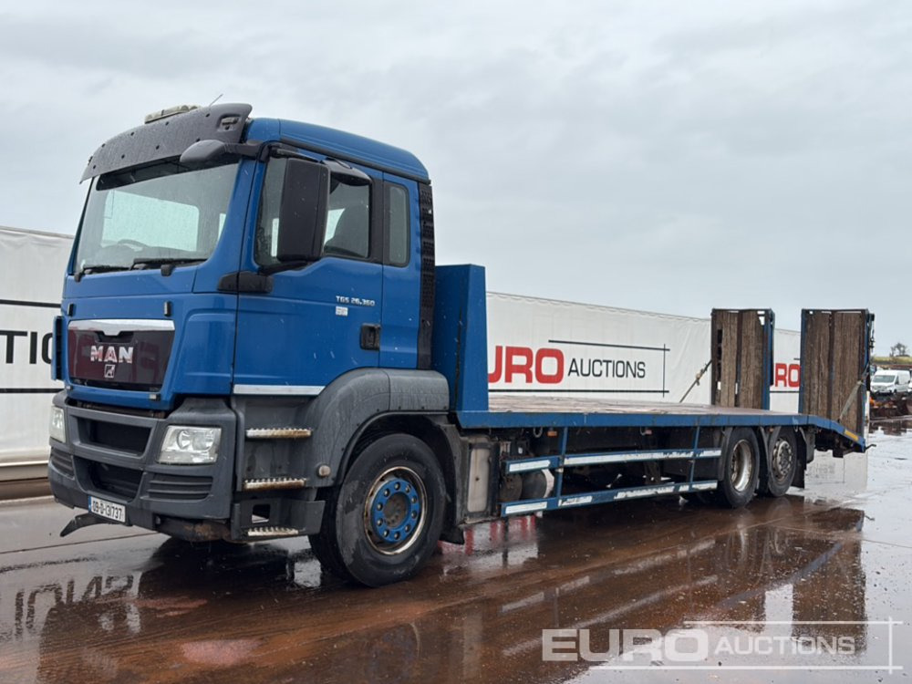 2009 MAN TGS 26.360 - Camion plateau: photos 1 2009 MAN TGS 26.360 - Camion plateau: photos 1