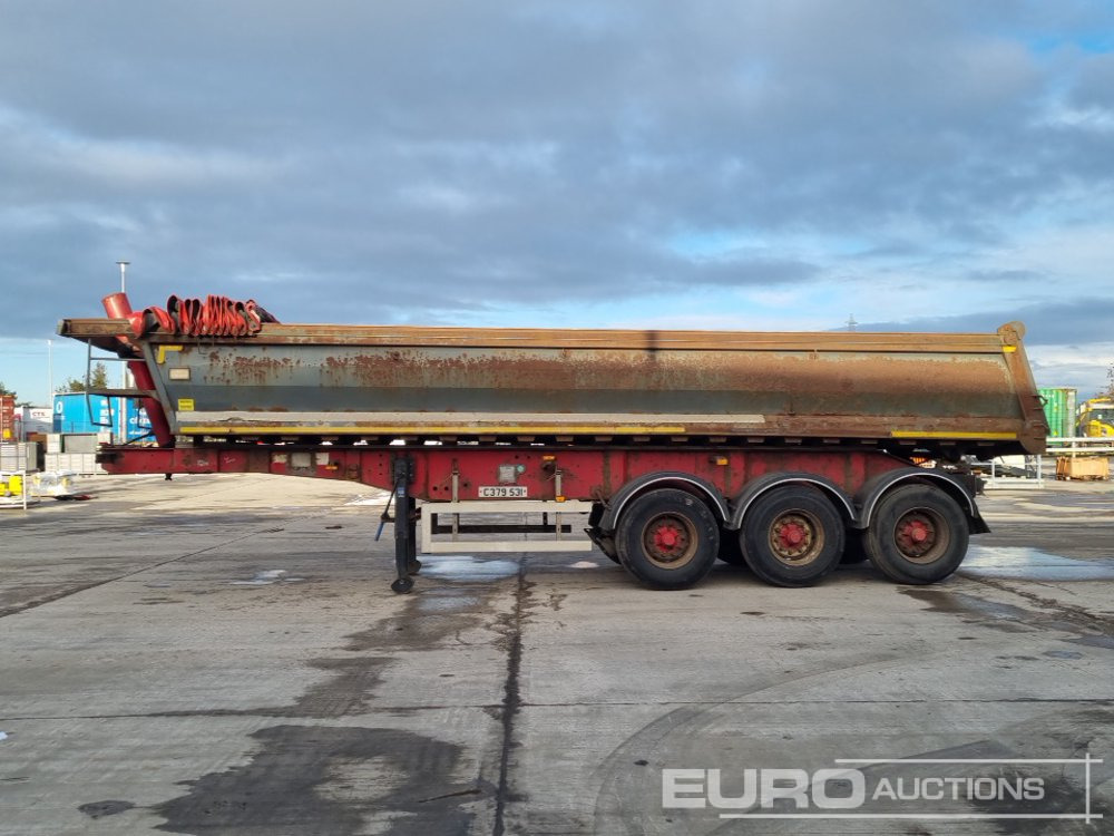 2011 SDC Tri Axle Kelly Steel Tipping Trailer, Easy Sheet - Semi-remorque benne: photos 2 2011 SDC Tri Axle Kelly Steel Tipping Trailer, Easy Sheet - Semi-remorque benne: photos 2