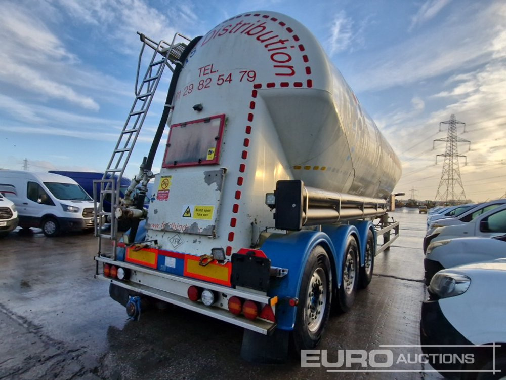 2012 Feldbinder Tri Axle Powder Tanker Trailer - Semi-remorque citerne: photos 5 2012 Feldbinder Tri Axle Powder Tanker Trailer - Semi-remorque citerne: photos 5