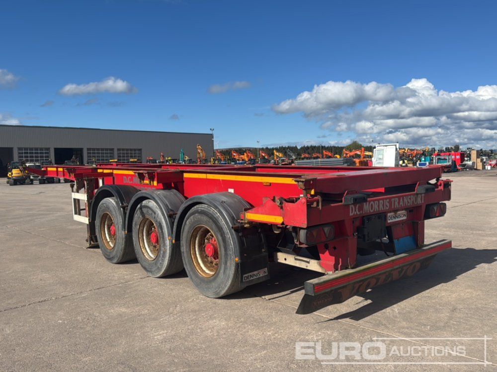 2013 Dennison Tri Axle Skelly Trailer - Semi-remorque porte-conteneur/ Caisse mobile: photos 3 2013 Dennison Tri Axle Skelly Trailer - Semi-remorque porte-conteneur/ Caisse mobile: photos 3