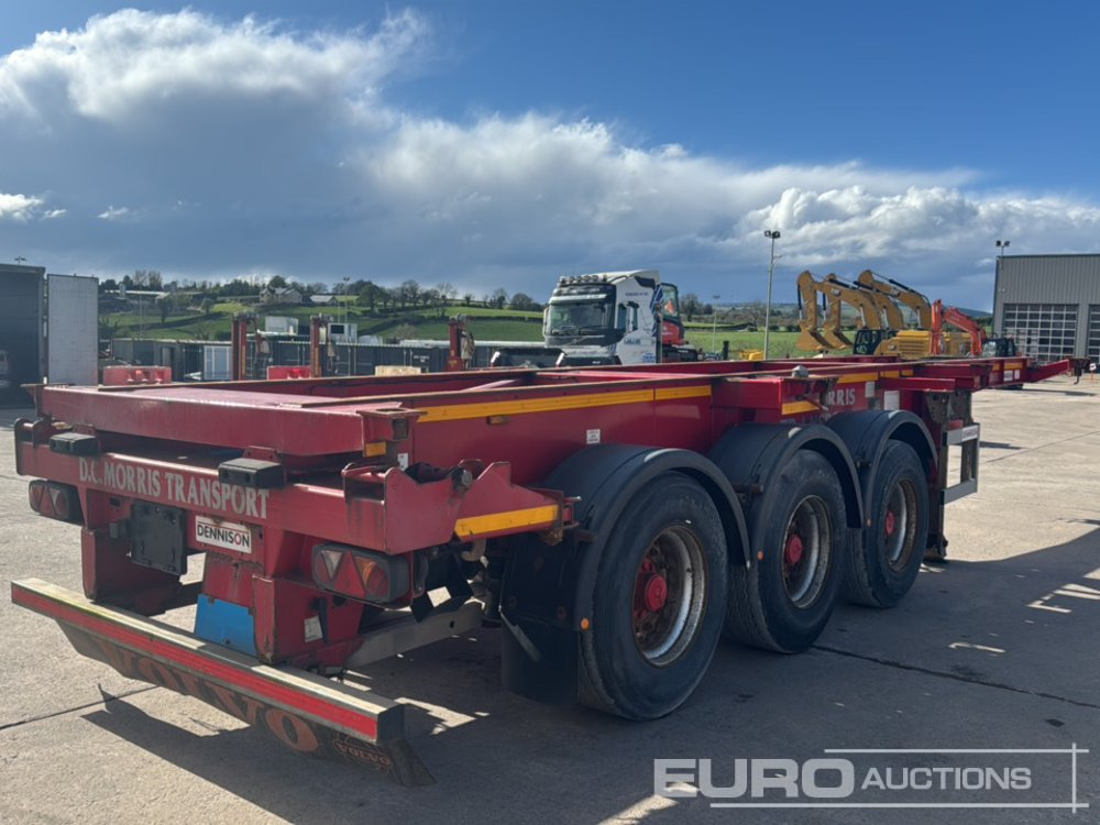 2013 Dennison Tri Axle Skelly Trailer - Semi-remorque porte-conteneur/ Caisse mobile: photos 5 2013 Dennison Tri Axle Skelly Trailer - Semi-remorque porte-conteneur/ Caisse mobile: photos 5
