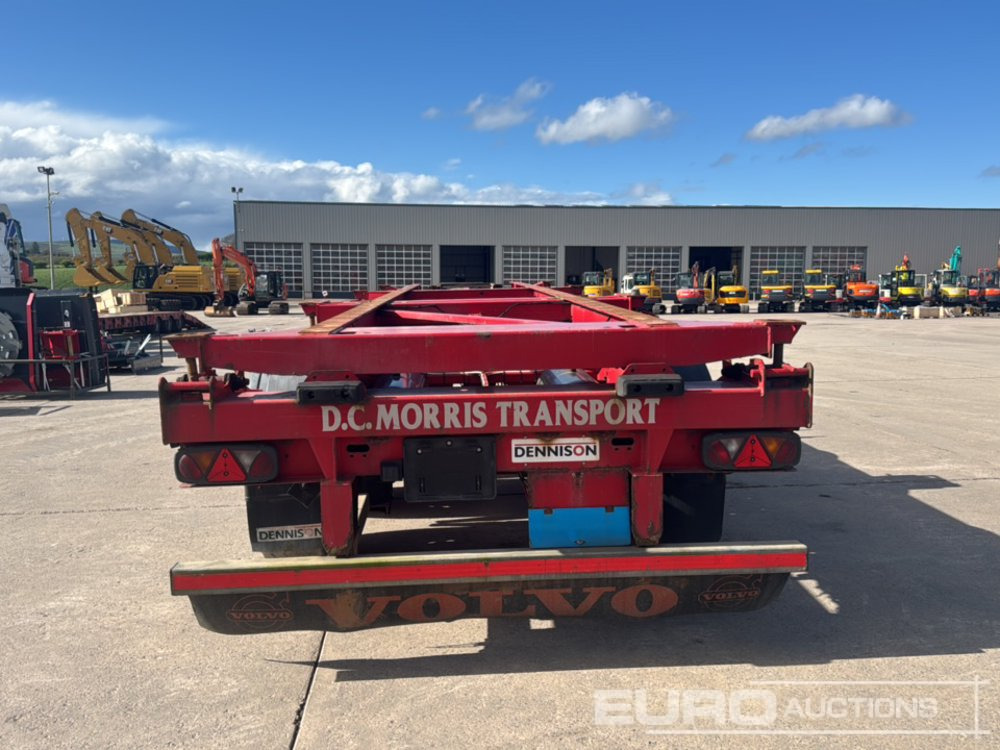 2013 Dennison Tri Axle Skelly Trailer - Semi-remorque porte-conteneur/ Caisse mobile: photos 4 2013 Dennison Tri Axle Skelly Trailer - Semi-remorque porte-conteneur/ Caisse mobile: photos 4