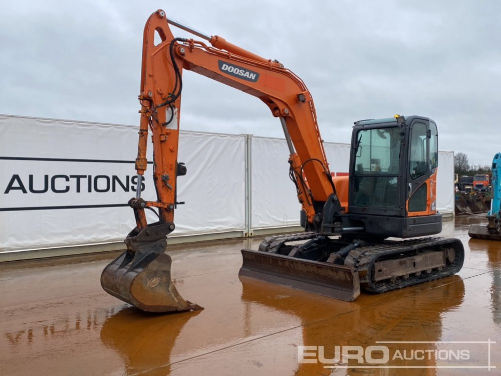 2013 Doosan DX80R - Mini pelle: photos 1 2013 Doosan DX80R - Mini pelle: photos 1